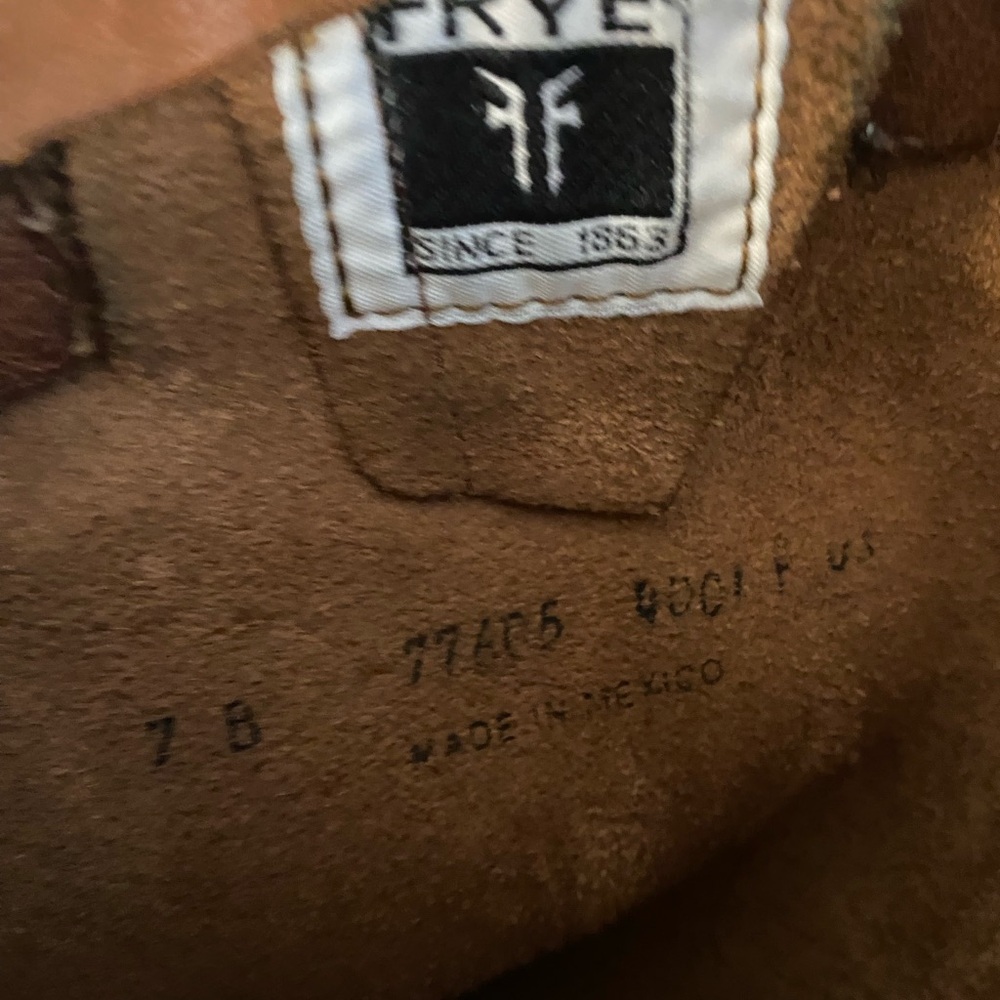 Vintage Frye Brown Leather Boots - Picture 7 of 7